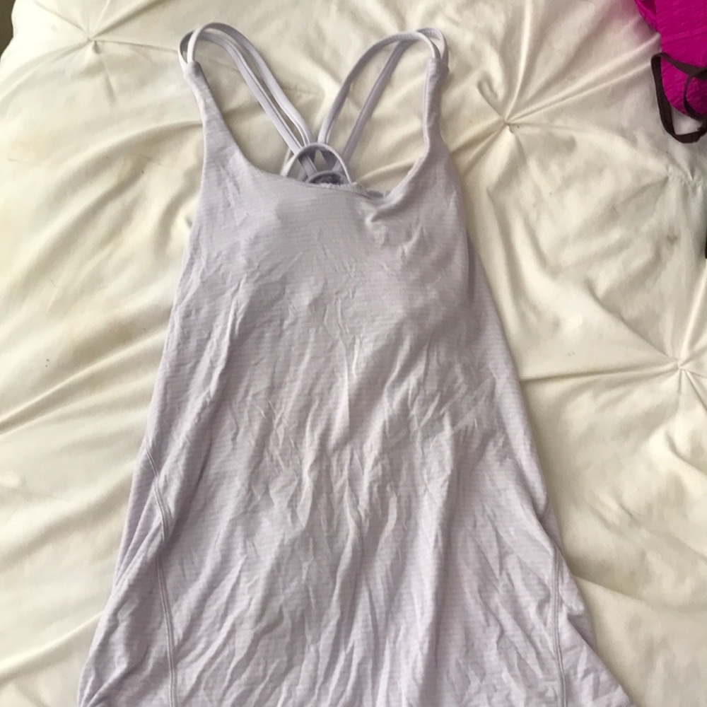 Lululemon Tank with built in energy bra size 4